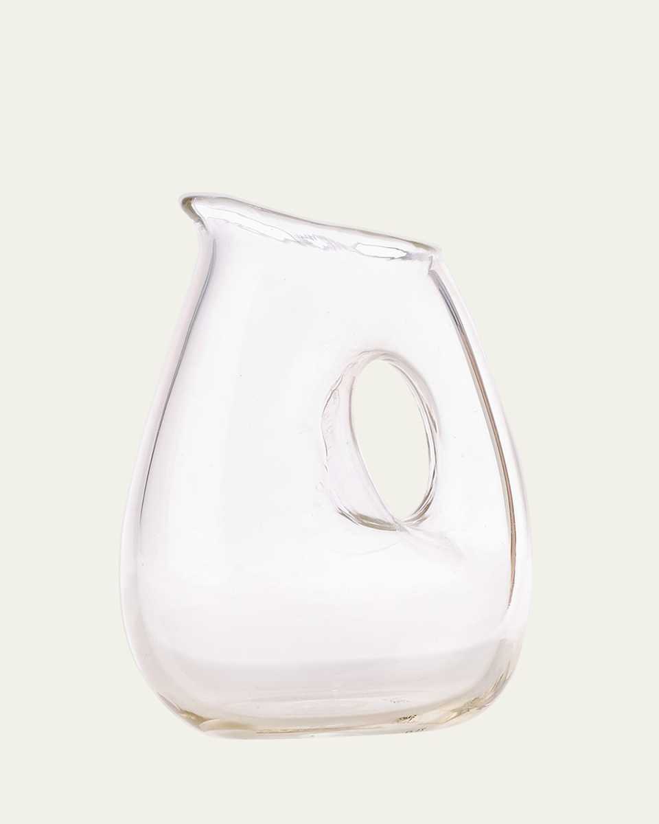 Glass Jug With Cut-Out Handle